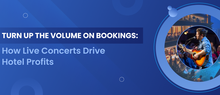 How does the concert directly trigger hotel bookings and hospitality growth?