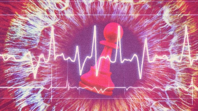 Synchronicity In Gaze Patterns, Pupil Dilation and Heart Rate Patterns During Blitz Chess