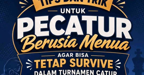 Tips Dan Trik Untuk Pecatur Berusia Menua Agar Bisa Tetap Survive Dalam Turnamen Catur