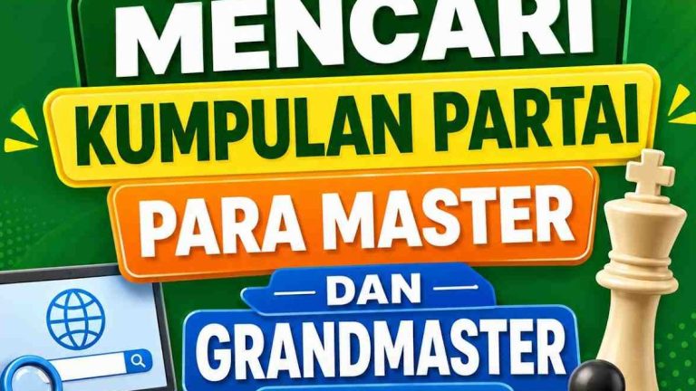 Tips Mencari Kumpulan Partai Para Master dan Grandmaster Dunia di Internet
