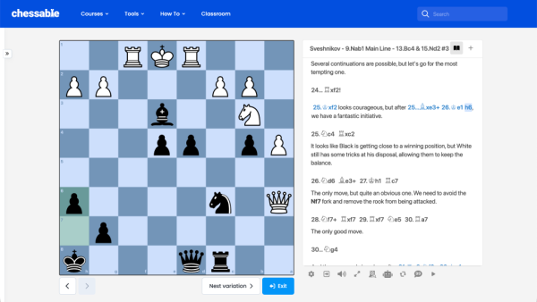 Subvariations are now trainable – Chessable Blog